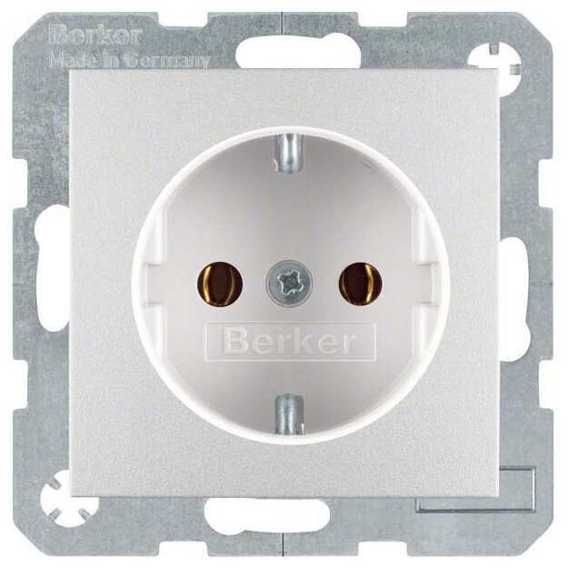 Berker 41431404 Steckdose SCHUKO S.1/B.3/B.7 Alu matt