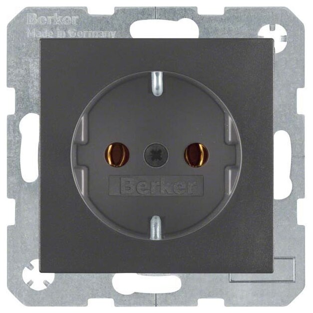 Berker 41431606 Steckdose SCHUKO S.1/B.3/B.7 Anthrazit matt