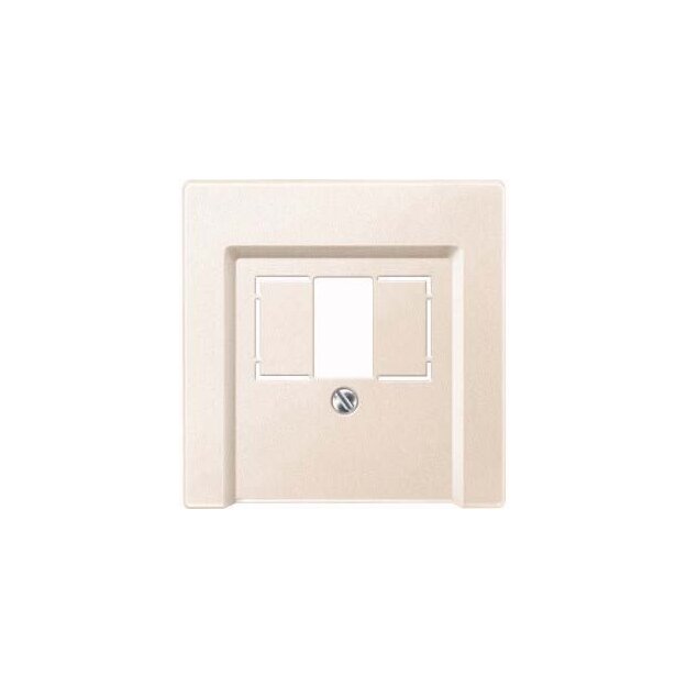 Merten 297944 Zentralplatte für TAE/Audio/USB Weiß System M