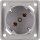 Berker 841852526 Steckdose SCHUKO 45° mit Schraubklemmen Integro Modul-Einsätze Grau matt