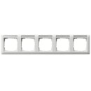 Gira 109503 Abdeckrahmen 5-fach waagerecht...