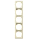 Gira 111501 Abdeckrahmen 5-fach senkrecht...