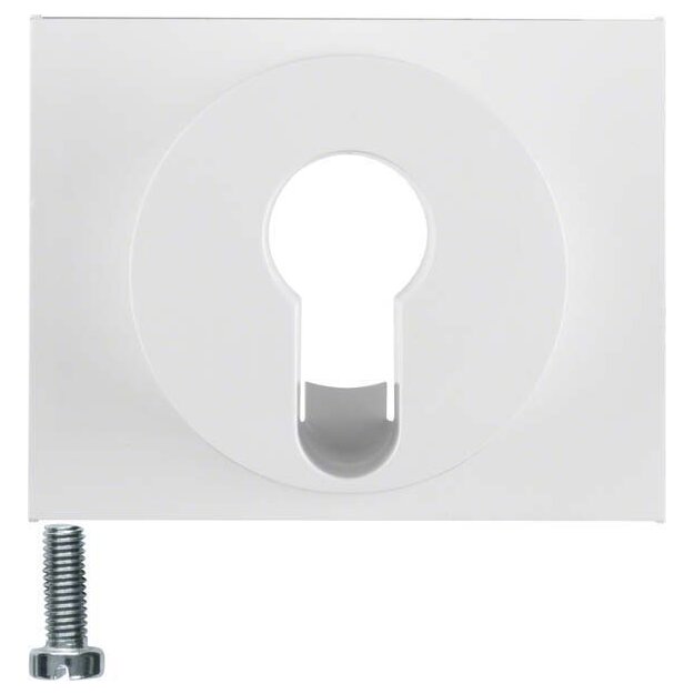 Berker 15057009 Zentralstück für Schlüsselschalter/-taster K.1 Polarweiß glänzend