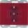 Berker 47157115 Steckdose SCHUKO mit Aufdruck K.1/K.5 Rot glänzend