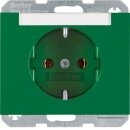 Berker 47397013 Steckdose SCHUKO mit Beschriftungsfeld...