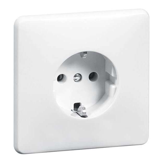 Peha 00790011 Standard Steckdose SCHUKO Weiß volle Abdeckplatte