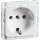 Peha 00602011 Compacta Steckdose SCHUKO Einbau Reinweiß