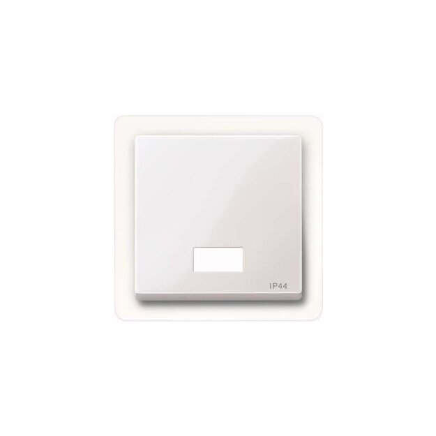 Merten 432719 Wippe mit rechteckigem Symbolfenster IP44 Polarweiß glänzend System M
