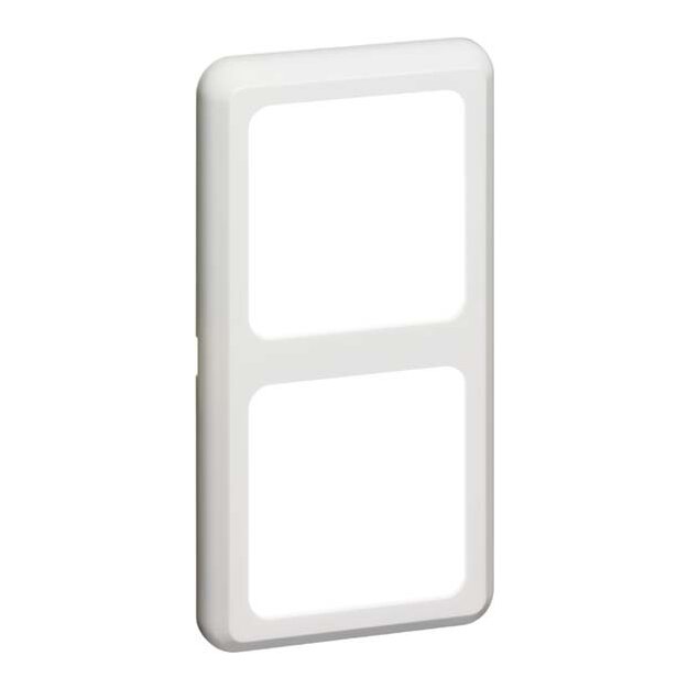 Peha 00618211 Compacta Rahmen 2-fach Einbau Tiefschwarz