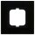 Busch-Jaeger 1721-825 Abdeckrahmen 1-fach Rahmen (Glas) Glas Schwarz carat® 2CKA001754A4322