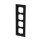 Busch-Jaeger 1724-825 Abdeckrahmen 4-fach Rahmen (Glas) Glas Schwarz carat® 2CKA001754A4325