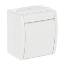 Busch-Jaeger 2601/7 W-54 Wippschalter Kreuzschaltung (Thermoplast) Alpinweiß ocean® (IP 44) Aufputz 2CKA001085A1620