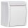 Busch-Jaeger 2601/6 WN-54 Wippschalter Aus- und Wechselschaltung (Thermoplast) Alpinweiß ocean® (IP 44) Aufputz 2CKA001085A1624