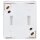 Busch-Jaeger 2601/4 W-54 Jalousieschalter Wippschalter, 1-polig (Thermoplast) Alpinweiß ocean® (IP 44) Aufputz 2CKA001085A1625