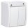 Busch-Jaeger 2621/4 W-54 Jalousietaster Wipptaster, 1-polig (Thermoplast) Alpinweiß ocean® (IP 44) Aufputz 2CKA001442A0474