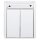 Busch-Jaeger 2621/4 W-54 Jalousietaster Wipptaster, 1-polig (Thermoplast) Alpinweiß ocean® (IP 44) Aufputz 2CKA001442A0474