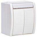 Busch-Jaeger 2621 WN-54-205-101 Doppeltaster/Serientaster...