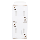 Busch-Jaeger 20-02 EW-54 SCHUKO® Steckdose 2-fach (Thermoplast) Alpinweiß ocean® (IP 44) Aufputz Steckdose 2CKA002084A0710