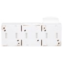 Busch-Jaeger 2300/3 EW-54 SCHUKO® Steckdose 3-fach (Thermoplast) Alpinweiß ocean® (IP 44) Aufputz Steckdose 2CKA002084A0712