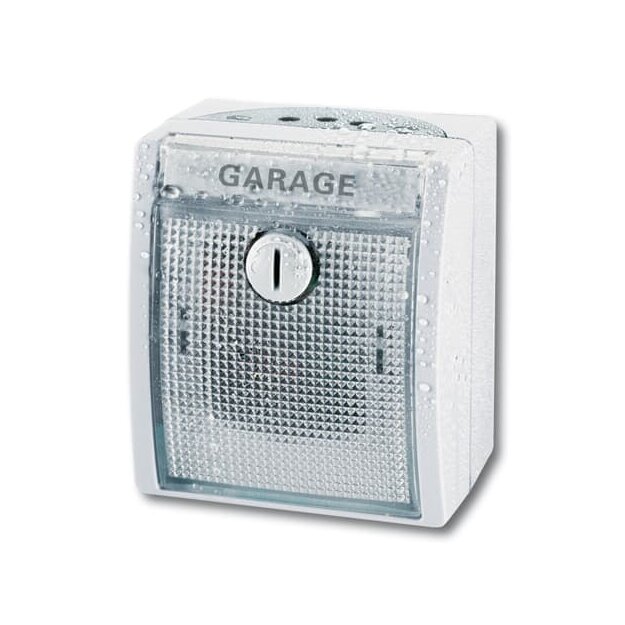 Busch-Jaeger 2240 W-54 Dämmerungsschalter (Thermoplast) Alpinweiß ocean® (IP 44) Aufputz 2CKA006500A0792