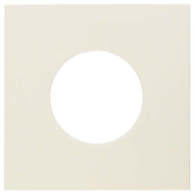 Berker 11248982 Zentralstück für Drucktaster und Lichtsignal E10 S.1 Weiß glänzend