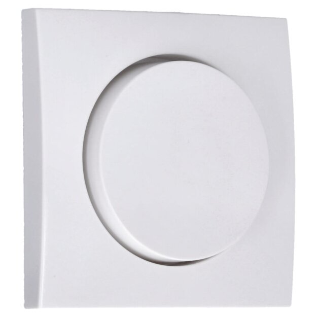 Berker 11378989 Zentralstück mit Regulierknopf für Drehdimmer S.1/B.3/B.7 Polarweiß glänzend