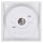 Berker 11378989 Zentralstück mit Regulierknopf für Drehdimmer S.1/B.3/B.7 Polarweiß glänzend