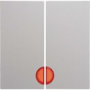 Berker 16278989 Wippe 2-fach mit Roter Linse S.1/B.3/B.7...