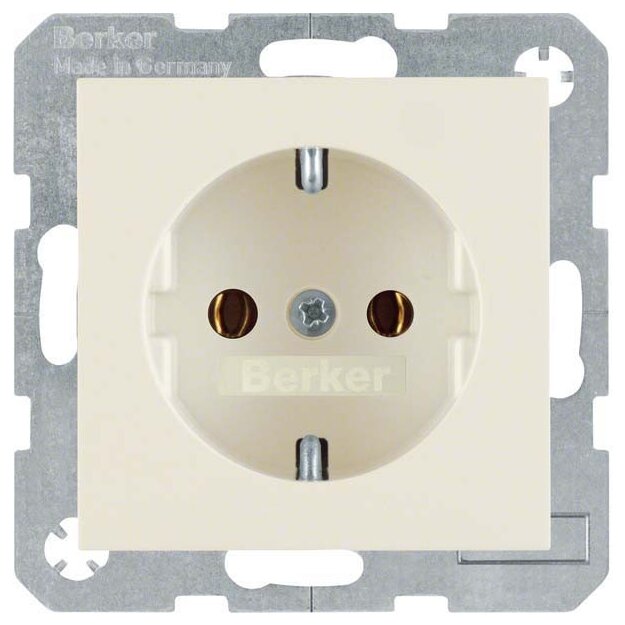 Berker 41438982 Steckdose SCHUKO S.1/B.3/B.7 Weiß glänzend