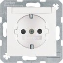 Berker 41498989 Steckdose SCHUKO mit Beschriftungsfeld...