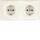 Berker 47208982 Steckdosen-Kombination SCHUKO 2-fach mit...