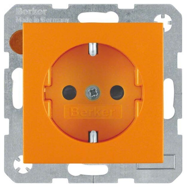 Berker 47231914 Steckdose SCHUKO mit erhöhtem Berührungsschutz S.1/B.3/B.7 Orange matt