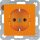 Berker 47438914 Steckdose SCHUKO S.1/B.3/B.7 Orange glänzend