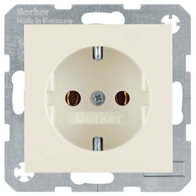 Berker 47438982 Steckdose SCHUKO S.1/B.3/B.7 Weiß glänzend