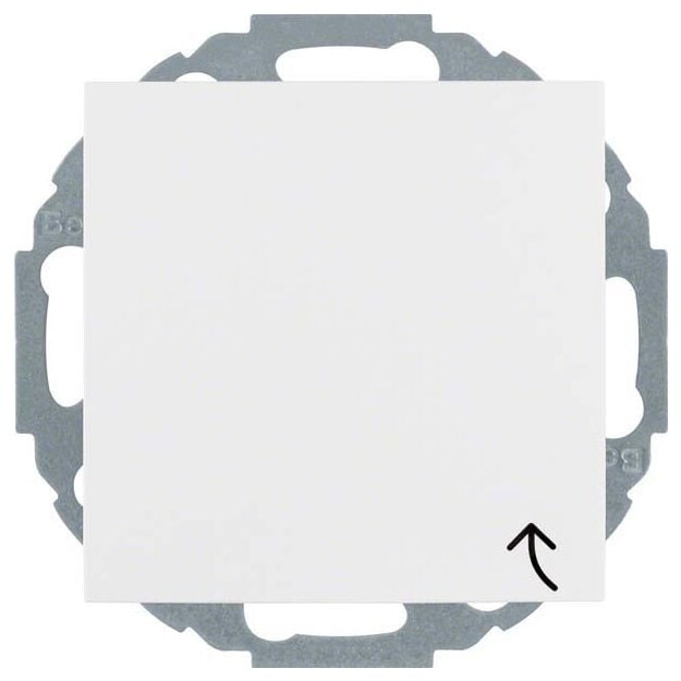 Berker 47448989 Steckdose SCHUKO mit Klappdeckel und erhöhter Berührungsschutz S.1/B.3/B.7 Polarweiß glänzend