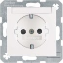 Berker 47498989 Steckdose SCHUKO mit Beschriftungsfeld...