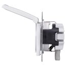 Berker 47518989 Steckdose SCHUKO mit Klappdeckel S.1/B.3/B.7 Polarweiß glänzend