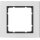 Berker 10113004 Rahmen 1-fach B.3 Alu/Anthrazit matt Aluminium eloxiert