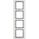 Berker 10143004 Rahmen 4-fach B.3 Alu/Anthrazit
