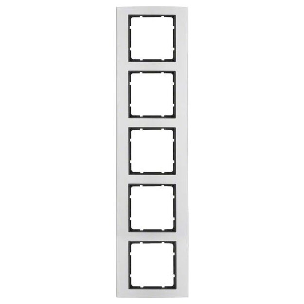 Berker 10153004 Rahmen 5-fach B.3 Alu/Anthrazit