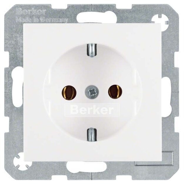 Berker 41431909 Steckdose SCHUKO S.1/B.3/B.7 Polarweiß matt