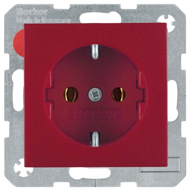 Berker 41431912 Steckdose SCHUKO S.1/B.3/B.7 Rot matt