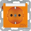 Berker 47501914 Steckdose SCHUKO mit Beschriftungsfeld...
