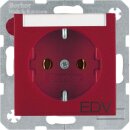 Berker 47501915 Steckdose SCHUKO mit Beschriftungsfeld...