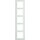 Berker 10156909 Glasrahmen 5-fach B.7 Polarweiß