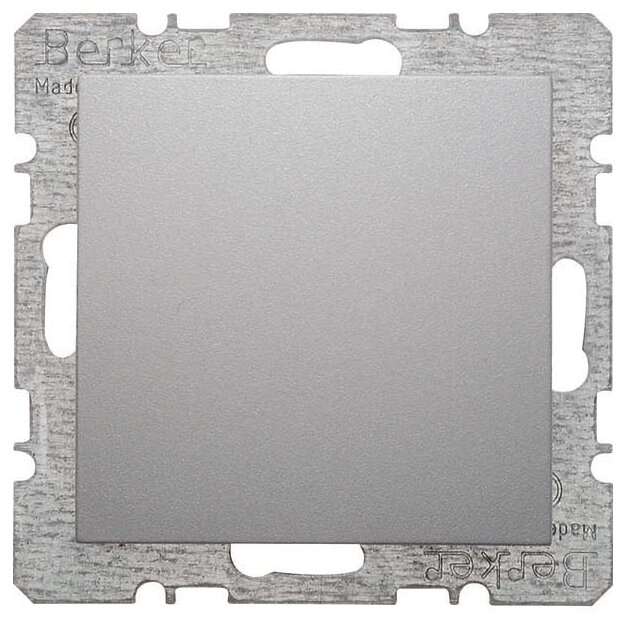 Berker 6710091404 Blindverschluss mit Zentralstück B.7 Alu matt