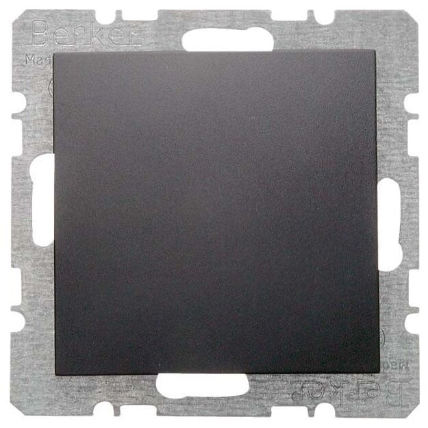 Berker 6710091606 Blindverschluss mit Zentralstück B.3/B.7 Anthrazit matt
