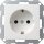 Gira 018303 Schuko Shutter SRK System 55 Reinweiß
