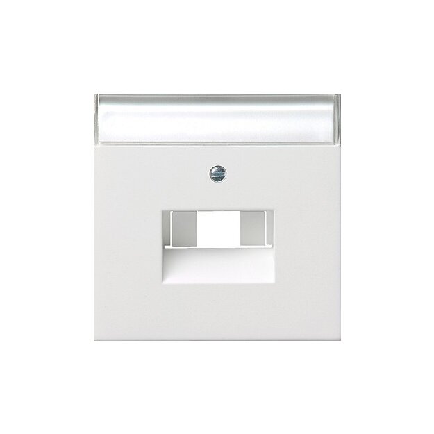 Gira 0284112 Abdeckung Beschriftungsfeld UAE/IAE + Netzwerk Flächenschalter Reinweiß