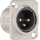 Gira 003700 XLR D-Serie Flanschstecker 3-polig Zubehör